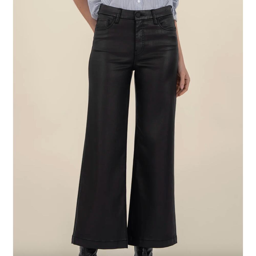 Kut from the Kloth Black Wide Leg Flare Jeans